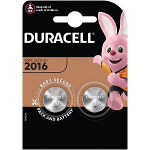 DL2016 Knapcellebatteri - 2 pakker Duracell 3v-batteri