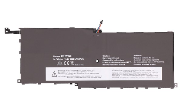 ThinkPad X1 Yoga (1st Gen) 20FR Batteri (4 Celler)