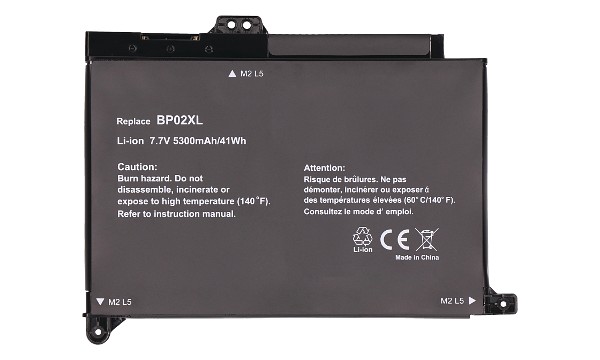 Pavilion 15-bc007nh Batteri (2 Celler)