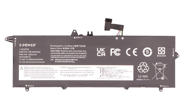 ThinkPad T14s Gen 1 20UH Batteri (3 Celler)